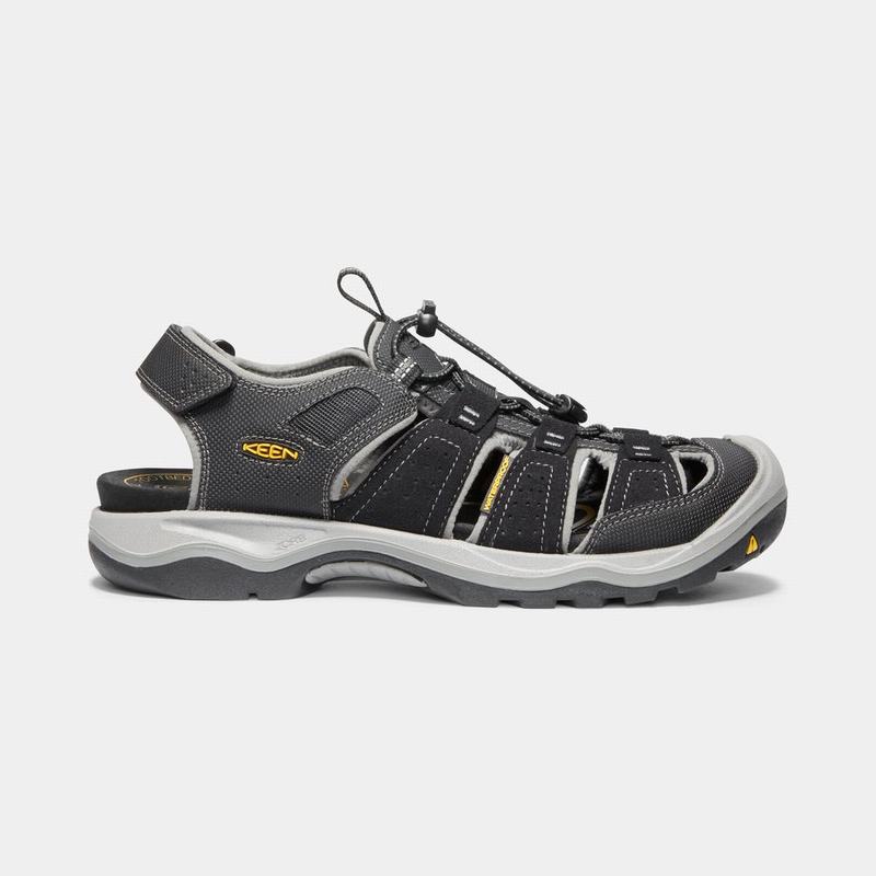 Sandalias Trekking Keen Rialto II H2 Para Hombre Negros - Sandalias Keen Mexico (943287-JEZ)